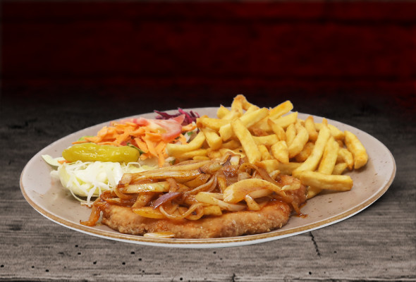 (153a) Zwiebelschnitzel